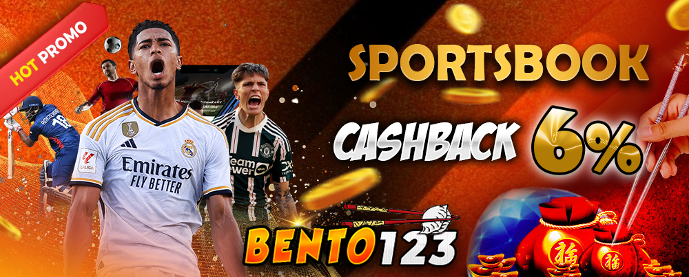 BONUS SPORTBOOK CASHBACK 6%!!!